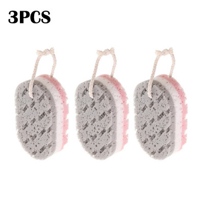 1/2/3 kom troslojna spužva za pjenu za kadu odrasla djeca mekana izdržljiva piling masaža čišćenje tijela kupaonski pribor