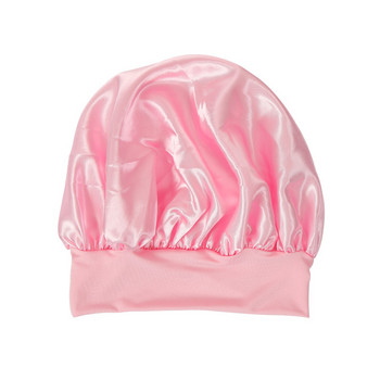 1/2 τεμ. Unisex Head Wrap Elastic Band Cap για νυχτερινό καπέλο Καπέλο μπάνιου Εξαιρετικά μεγάλο Satin Silky Bonnet Sleep