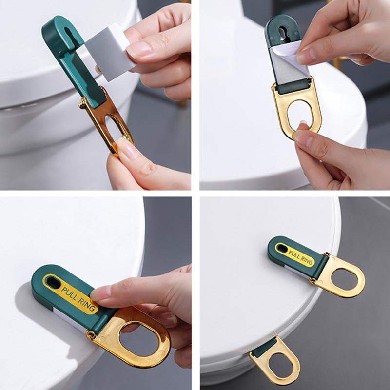 2PC prijenosna višenamjenska ručka za podizanje poklopca WC-a Izbjegavajte dodirivati izvlakač za WC školjku, ladica, ručka za povlačenje, jezičak za povlačenje Kupaonski pribor