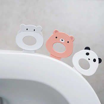Горещи продажби Сладък анимационен капак за тоалетна капак Капак за тоалетна Повдигащо устройство за тоалетна Дръжка Санитарна преносима дръжка Аксесоари за седалка за баня