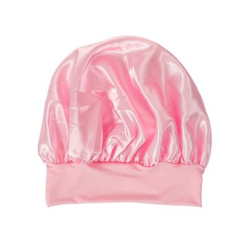 Νέα γυναικεία μασίφ σατέν καπέλο ύπνου Νυχτερινό καπέλο ύπνου Καπέλο για περιποίηση μαλλιών Νυχτερινό καπέλο για γυναίκες Ανδρικό καπέλο μπάνιου Unisex Καπέλο De Nuit