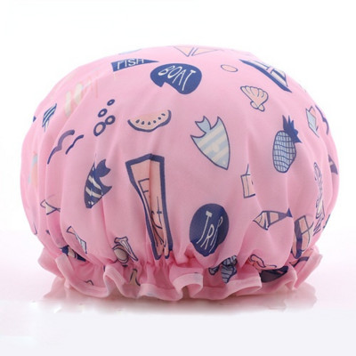 Ženska kapa za kosu Oprema za šešire Kupaonica Dvoslojni tuš Vodootporna debela navlaka Pribor