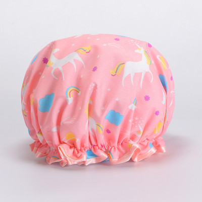 Ženska kapa za kosu Oprema za šešire Kupaonica Dvoslojni tuš Vodootporna debela navlaka Pribor