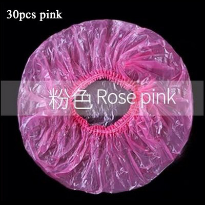 Kapa za tuširanje od 100 komada, plastična vodootporna kapa za glavu, hotelska kapa za tuširanje za farbanje kose, prozirna plastična kapa za kozmetički salon, prianjajuća