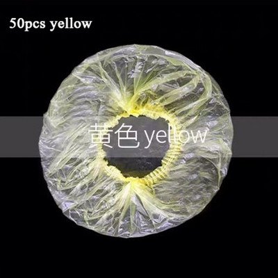 Kapa za tuširanje od 100 komada, plastična vodootporna kapa za glavu, hotelska kapa za tuširanje za farbanje kose, prozirna plastična kapa za kozmetički salon, prianjajuća