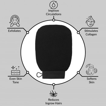Ексфолиращи ръкавици Средство за премахване на мъртва кожа от тялото Ексфолиращ масажор Почистване Четка за душ Масаж Грижа за баня Продукти за баня