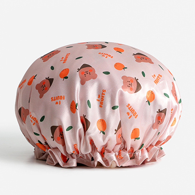 Vodootporni debeli šešir Ženski dodaci za kosu Kapa za tuširanje Dvoslojna navlaka Oprema za kupaonicu