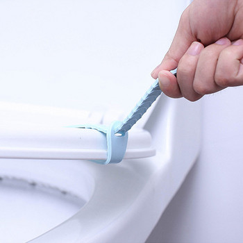 Портативен малък повдигач на капака на тоалетната чиния Санитарна дръжка за повдигане на капака на седалката Closestool за пътуване Аксесоари за домашен капак на тоалетната