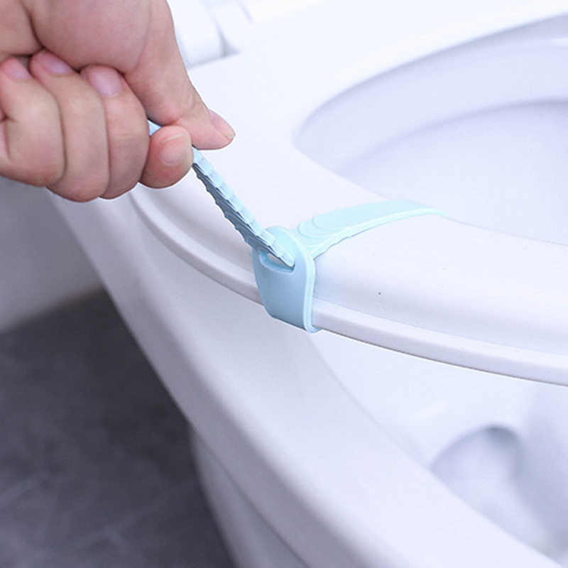 Pārnēsājams mazs tualetes sēdekļa pārsega pacēlājs sanitārais Closestool sēdekļa pārsega pacelšanas rokturis ceļojumu mājām tualetes pārsega piederumi