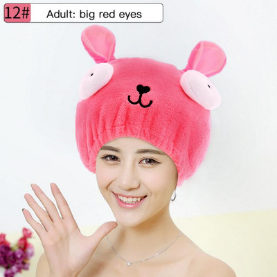 Sušilo za kosu od mikrovlakana, koje se brzo suši, ručnik za kupanje, šešir, slatki medo, dječja kapa za tuširanje, dobra higroskopnost, prozračnost, ženska kapa za ručnike