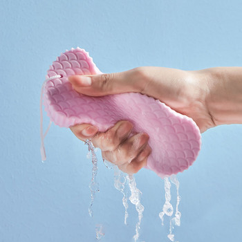 Esponja Exfoliante Μαλακό σφουγγάρι Scrubber Μπάνιο Απολεπιστικό Scrub Sponge Shower Brush Body Skin Cleaner Dead Skin Remover