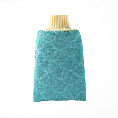 1Pc. Tuš Spa piling Dvostrana rukavica za kupanje Piling za tijelo Rukavica Trljanje Uklanjanje mrtve kože Proizvodi za kupaonsku masažu SPA pjena