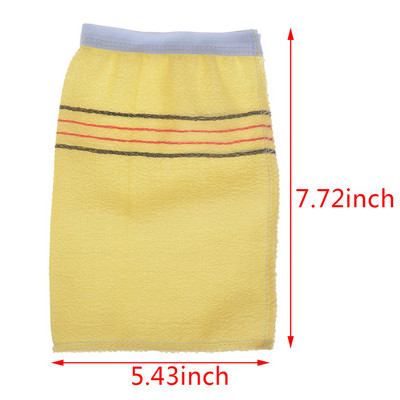 1Pc. Tuš Spa piling Dvostrana rukavica za kupanje Piling za tijelo Rukavica Trljanje Uklanjanje mrtve kože Proizvodi za kupaonsku masažu SPA pjena