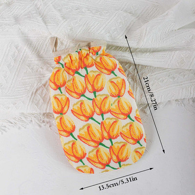 1Pc. Tuš Spa piling Dvostrana rukavica za kupanje Piling za tijelo Rukavica Trljanje Uklanjanje mrtve kože Proizvodi za kupaonsku masažu SPA pjena