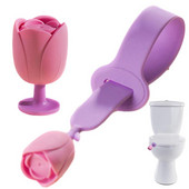 Nordijski komplet podizača WC sjedala Prijenosni silikonski podizači poklopca WC školjke s oblicima cvijeća Podizanje poklopca WC školjke bez izravnog dodira