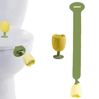 Nordijski komplet podizača WC sjedala Prijenosni silikonski podizači poklopca WC školjke s oblicima cvijeća Podizanje poklopca WC školjke bez izravnog dodira