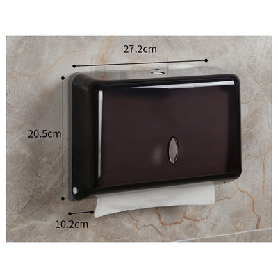 Saldu kastīte pie sienas stiprināms papīra dvieļu turētājs Neperforēts dvieļu dozators virtuves tualetei vannas istabas papīra dvieļu turētājs