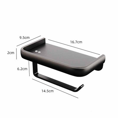 Nerūsējošā tērauda tualetes papīra turētājs vannas istabas sienas stiprinājuma tualetes papīrs tālruņa turētājs plaukts dvieļu ruļļa plaukts vannas istabas auduma piederumi