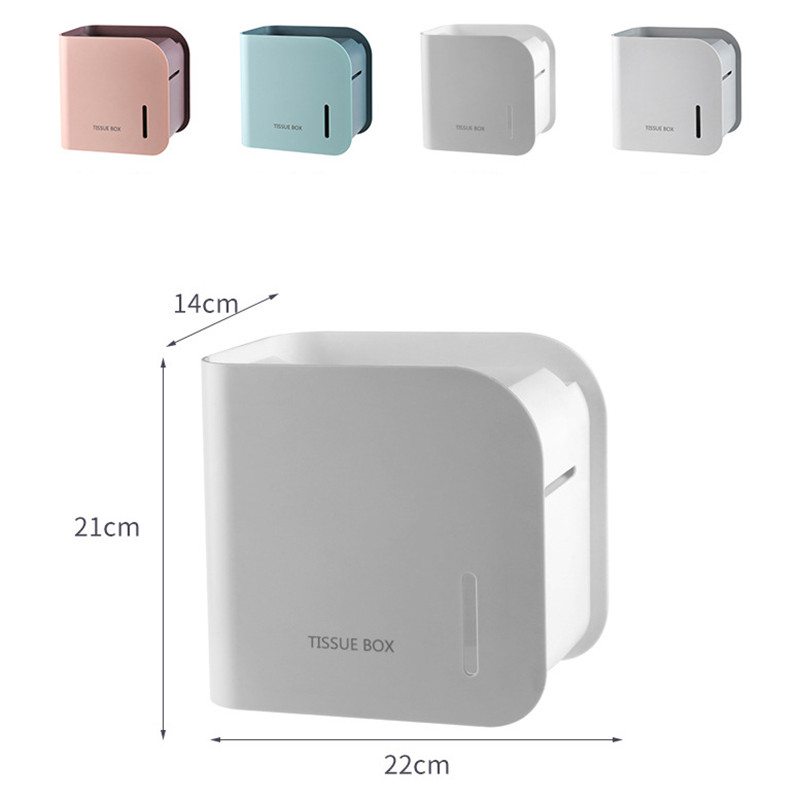 Držač toaletnog papira Vodootporna zidna cijev za rolu ladice za kutiju za pohranu toaletnog papira Ladica Kutija za maramice Polica Kupaonski pribor