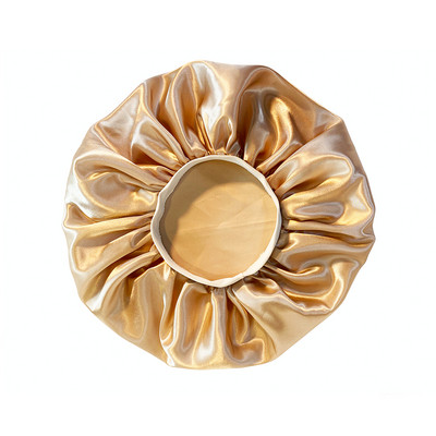 Reverzibilne satenske kape za kosu Dvoslojna kapa za spavanje i noć Pokrivalo za glavu Šešir za kovrčavu proljetnu kosu Dodaci za oblikovanje