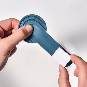 1 τεμ. Μονόχρωμο Αντι-βρώμικο Καπάκι Τουαλέτας Ανυψωτικό Κάλυμμα Τουαλέτας Λαβή Αυτοκόλλητη Βάση Καπακιού Καθίσματος Συσκευή Gadgets μπάνιου