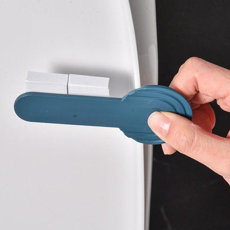 1 gab vienkrāsains pretnetīrs tualetes vāka pacēlājs tualetes pārsega rokturis, pašlīmējošs sēdekļa vāka turētāja ierīce vannas istabas sīkrīki