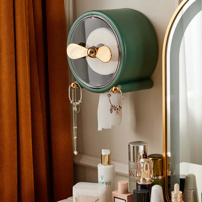 Zidni držač toalet papira Vodootporni držač dozatora papirnatih ručnika Kutija za maramice Držač toalet papira Kupaonski pribor