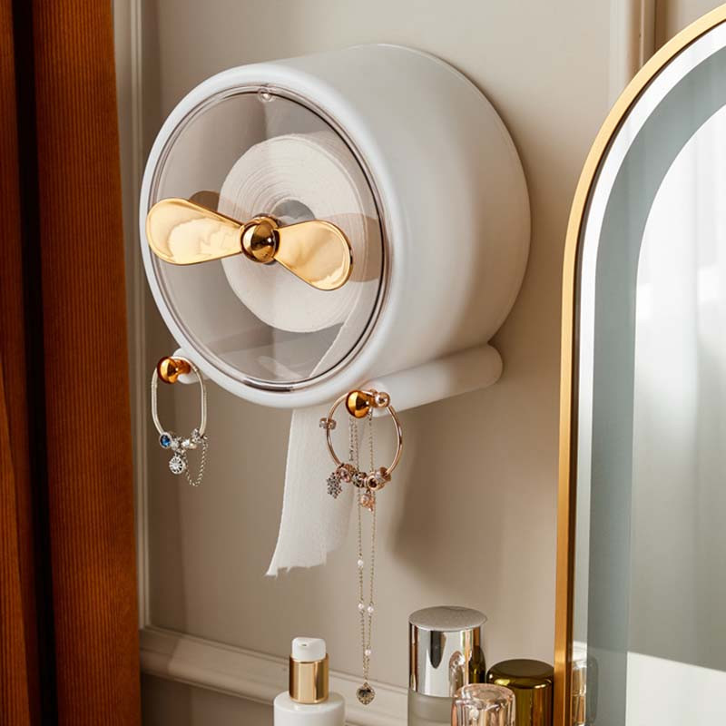 Zidni držač toalet papira Vodootporni držač dozatora papirnatih ručnika Kutija za maramice Držač toalet papira Kupaonski pribor