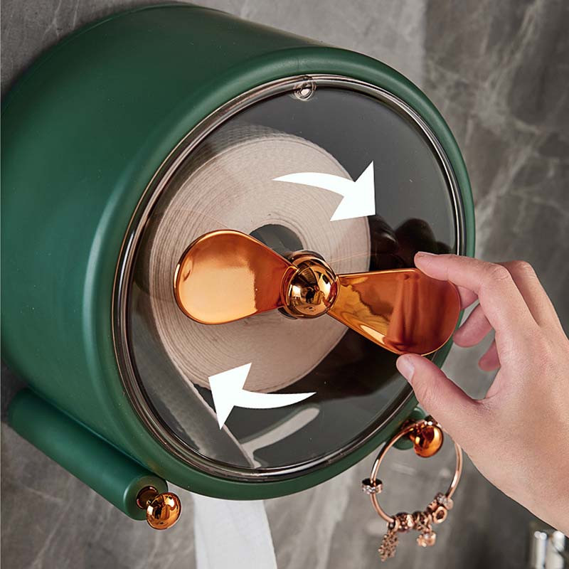 Zidni držač toalet papira Vodootporni držač dozatora papirnatih ručnika Kutija za maramice Držač toalet papira Kupaonski pribor