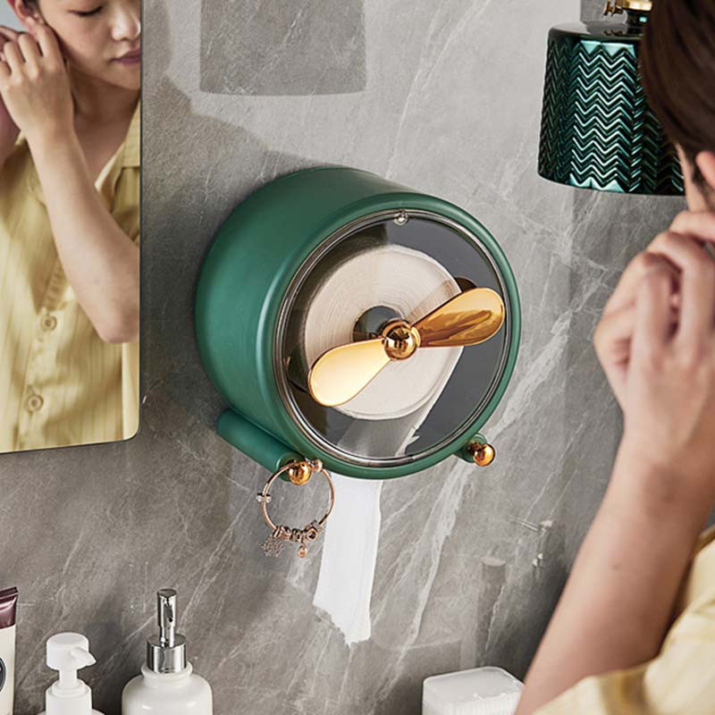 Zidni držač toalet papira Vodootporni držač dozatora papirnatih ručnika Kutija za maramice Držač toalet papira Kupaonski pribor