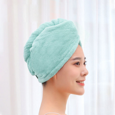 TECHOME Kupaonski ručnik od mikrovlakana Brzo sušeći ručnik za kosu Ručnici za kupanje za žene Djevojke Baršunasta kapa za tuširanje Kapa za suhu kosu Umotavanje glave