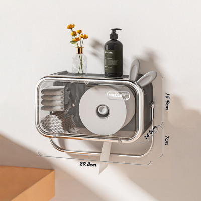 Višenamjenski držač toaletnog papira Vodootporna kutija za maramice Zidni stalak za držač toaletnog papira Luksuzni kupaonski dodaci