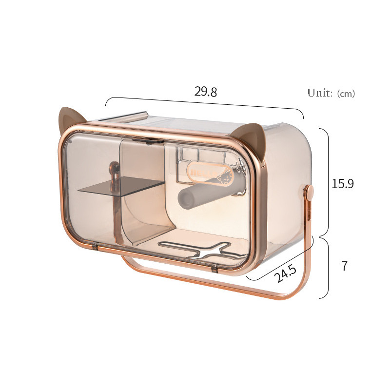 Višenamjenski držač toaletnog papira Vodootporna kutija za maramice Zidni stalak za držač toaletnog papira Luksuzni kupaonski dodaci