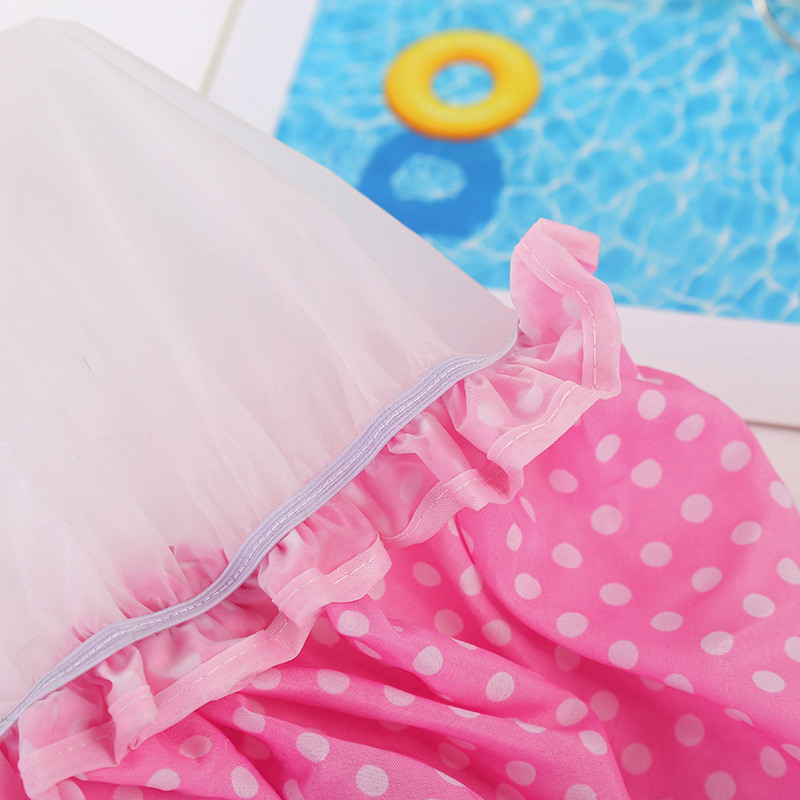 Jauka divslāņu dušas cepure elastīga atkārtoti lietojama ūdensnecaurlaidīga daudzveidīga matu žāvēšanas vāciņš meitenēm sieviešu dušas cepures vannas istabas izstrādājumi