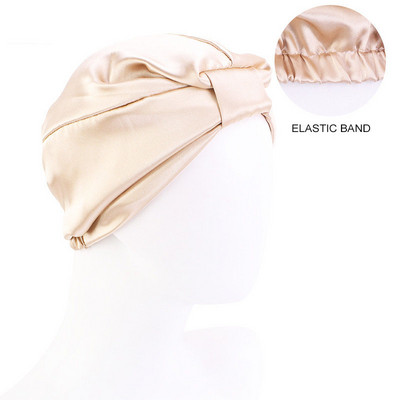 1 KOM Satenska svilena salonska kapa za kosu Ženska kapa za tuširanje za spavanje Ručnik za kupanje Suši kosu Brza elastična njega kose Šešir za glavu Omotajte šešir Pokrivalo za glavu