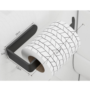 Държачи за тоалетна хартия Монтиране на стена Държач за хартиени кърпи Алуминиева стойка за ролки за кърпи Аксесоари за баня Аксесоари