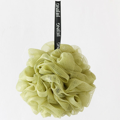 Mīksta sieta vannas sūkļa bumbiņas neilona tīrīšanas birste dušas pūtītes ķermeņa tīrīšanas līdzeklis pīlinga skruberi Vannas bumbiņas vannas istabas piederumi