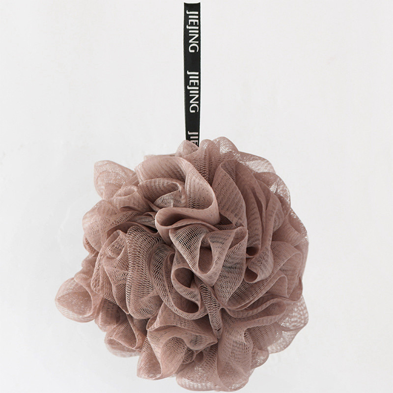 Mīksta sieta vannas sūkļa bumbiņas neilona tīrīšanas birste dušas pūtītes ķermeņa tīrīšanas līdzeklis pīlinga skruberi Vannas bumbiņas vannas istabas piederumi