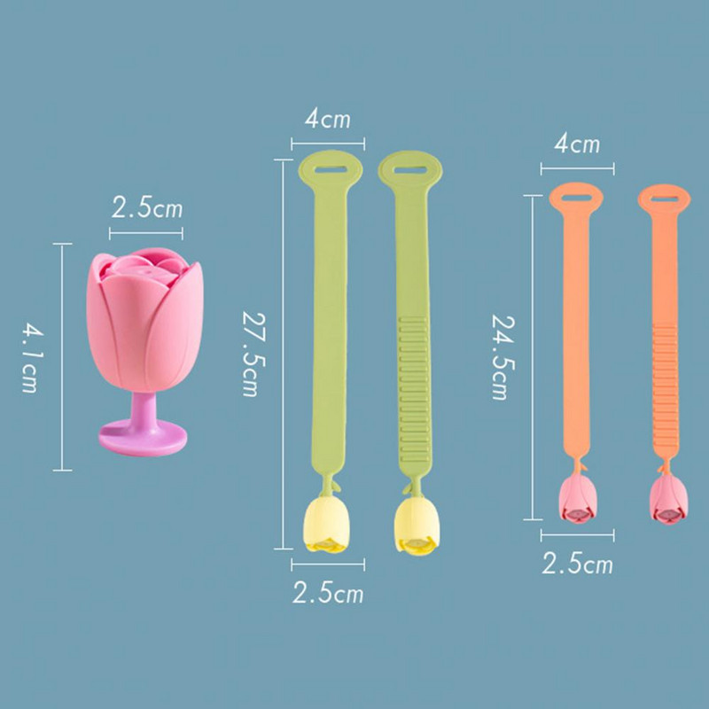 Tualetes sēdekļa rokturis Nedeformējams tualetes vāka rokturis Multi Gear sprādze dekoratīvs tulpes formas tualetes vāka paceļams rokturis mājām