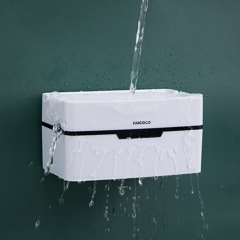 Pie sienas stiprināms tualetes turētājs Tualetes papīra turētājs salvešu kaste Miskastes maiss Ietaupījumi Virtuve Guļamistaba Glabāšanas kaste Vannas istabas piederumi