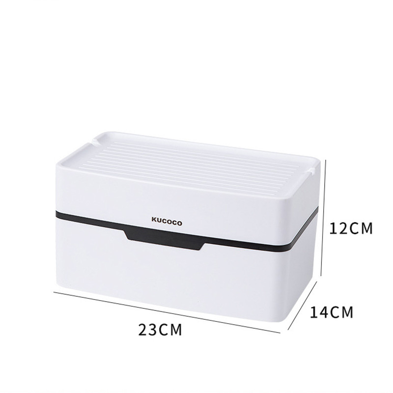 Pie sienas stiprināms tualetes turētājs Tualetes papīra turētājs salvešu kaste Miskastes maiss Ietaupījumi Virtuve Guļamistaba Glabāšanas kaste Vannas istabas piederumi