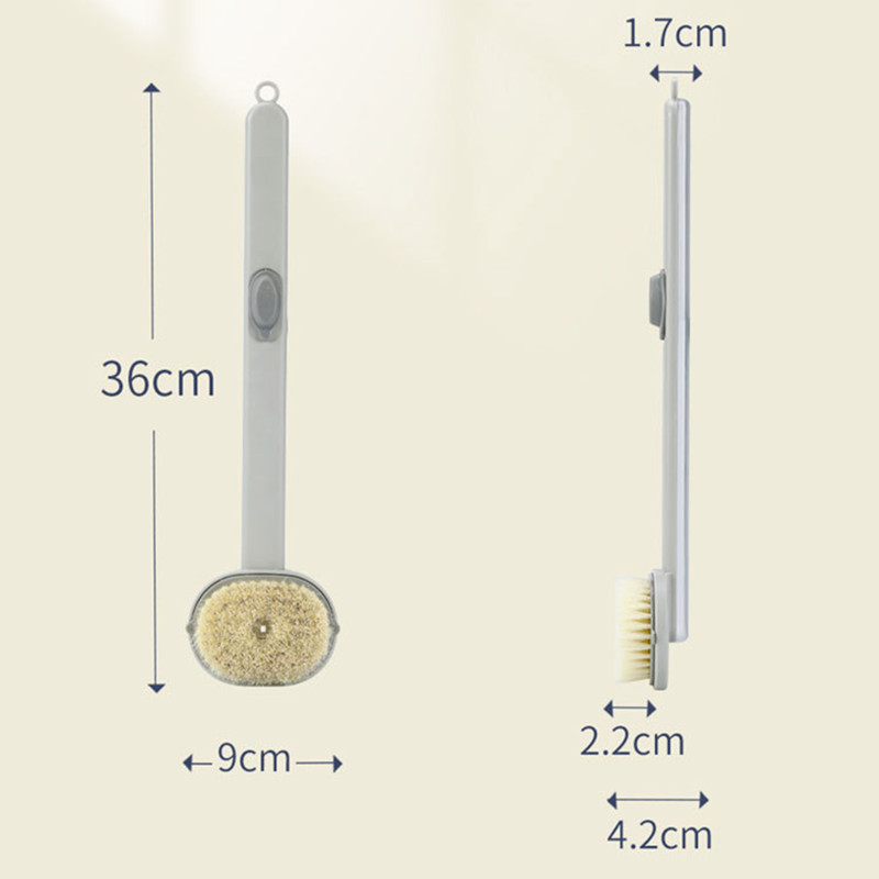 Četka za kupanje Duga ručka Tekuća četka za kupanje Set četki za kupanje s mekom kosom Odvojiva stražnja strana tijela Spužva za tuširanje Četka za tijelo