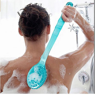 Βούρτσα μπάνιου Πίσω Σώμα Μπάνιο Ντους Σφουγγάρι Scrubber Βούρτσες με Λαβή Απολεπιστικό Scrub Skin Massager Βούρτσα απολέπισης μπάνιου