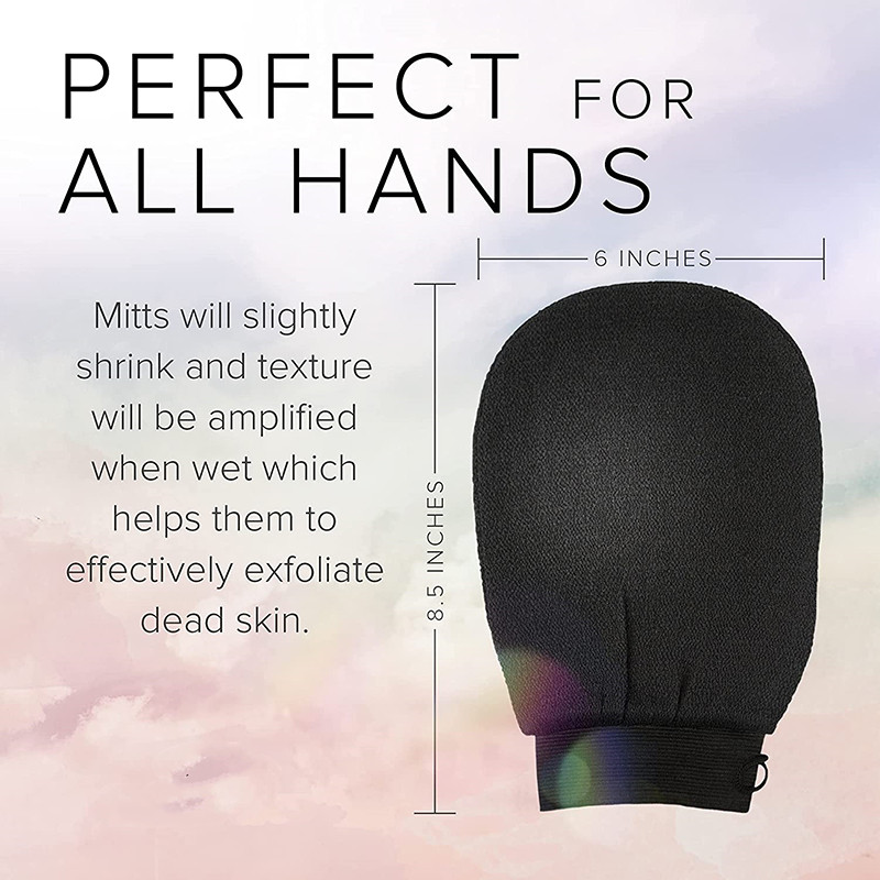 Originali Kessa Hammam šveitimo pirštinė moterims šveitimo rankšluostis dvipusis SPA šveitimo rankšluostis negyvos odos pašalinimui