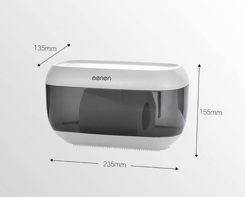 Magnetski držač toaletnog papira Zidni dozator Višenamjenska kupaonska kutija za pohranjivanje maramica Kupaonski pribor