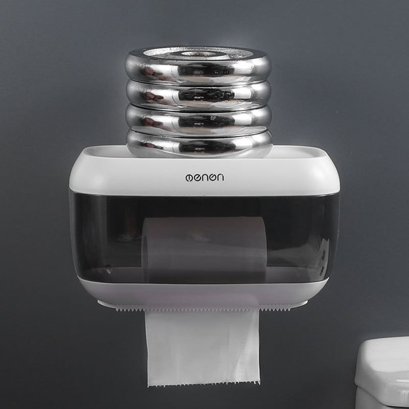 Magnetski držač toaletnog papira Zidni dozator Višenamjenska kupaonska kutija za pohranjivanje maramica Kupaonski pribor