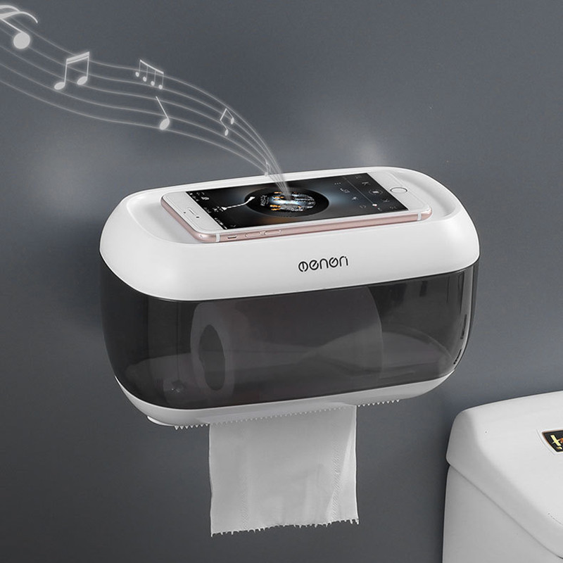 Magnetski držač toaletnog papira Zidni dozator Višenamjenska kupaonska kutija za pohranjivanje maramica Kupaonski pribor