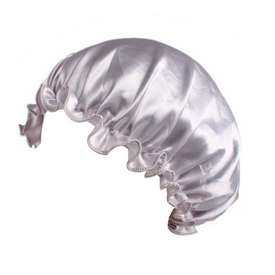 Unisex satenska kapa za kosu za odrasle Noćna kapa Širokog oboda Cvjetna kapa za spavanje Kapa za tuširanje Svileni šeširi za kupanje Za kupaonicu Za sva godišnja doba