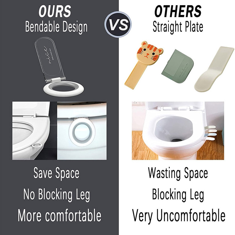 2 gab. tualetes vāka pacēlājs, tualetes sēdekļa pacēlājs tualetes sēdekļa roktura pacēlājs tualetes pārsega pacēlājs, izvairieties pieskarties