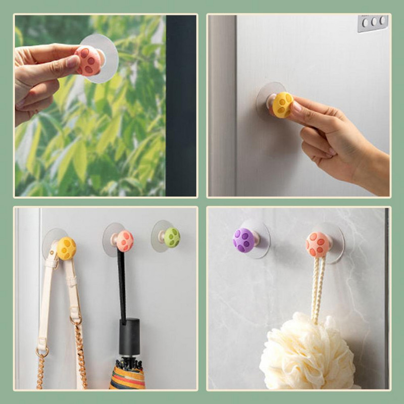 Korisni uređaj za podizanje WC školjke koji se ne lomi u obliku gljive Ručka sjedala poklopca WC školjke Silikonski podizač poklopca WC školjke za hotele